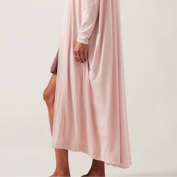 Athleta intimates Modal robe pink long duster size S - Picture 2 of 11